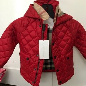 Burberry Kids unisex Jacket. Size 18M, like new. Tag has removed